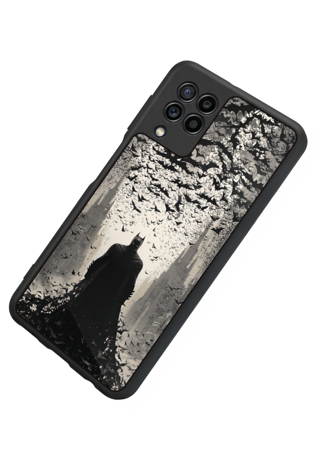 Samsung Galaxy M22 Uyumlu Batman Tasarımlı Glossy Premium Kılıf