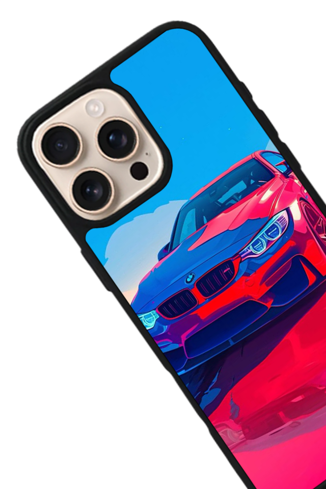 iPhone 16 Pro Uyumlu BMW Tasarımlı Glossy Premium Kılıf