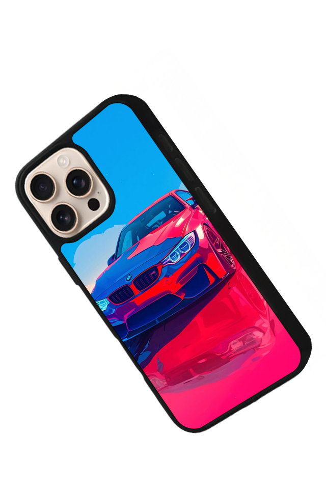 iPhone 16 Pro Uyumlu BMW Tasarımlı Glossy Premium Kılıf