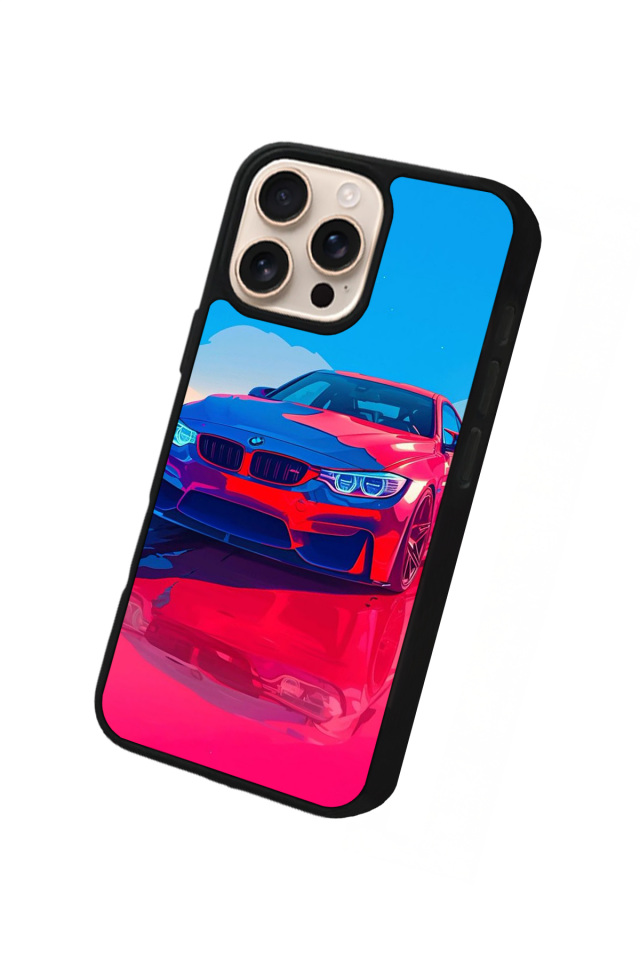 iPhone 16 Pro Uyumlu BMW Tasarımlı Glossy Premium Kılıf