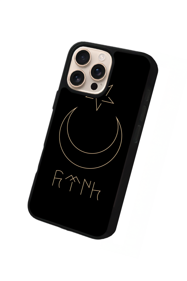 iPhone 16 Pro Max Uyumlu Bozkurt Tasarımlı Glossy Premium Kılıf