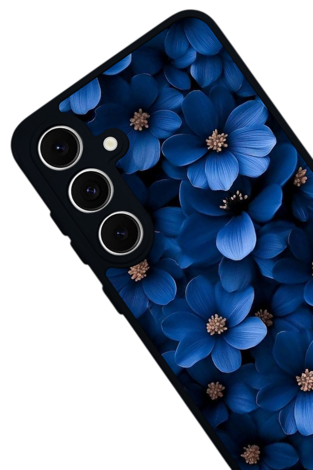 Samsung Galaxy S24 FE Uyumlu Cicek Tasarımlı Glossy Premium Kılıf