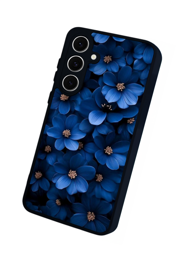 Samsung Galaxy S24 FE Uyumlu Cicek Tasarımlı Glossy Premium Kılıf