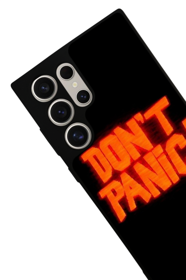 Samsung Galaxy S22 Ultra Uyumlu Dont Stop Tasarımlı Glossy Premium Kılıf