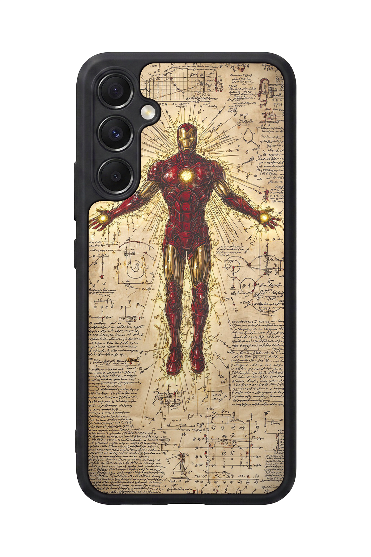 Samsung Galaxy M34 Uyumlu Iron Man ( Demir Adam ) Tasarımlı Glossy Premium Kılıf