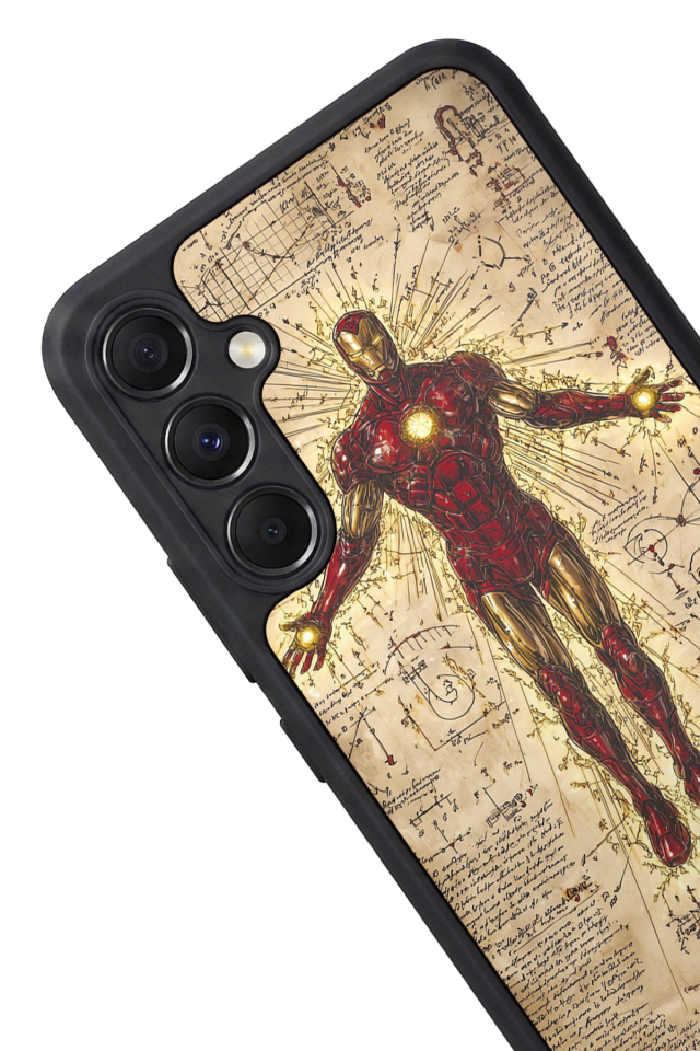 Samsung Galaxy M34 Uyumlu Iron Man ( Demir Adam ) Tasarımlı Glossy Premium Kılıf