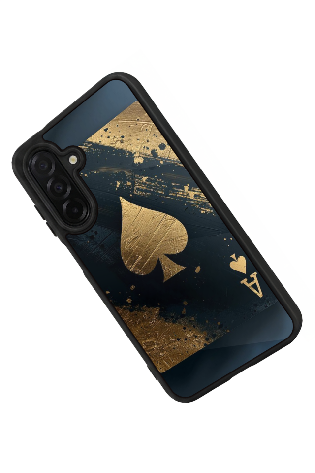 Samsung Galaxy A56 Uyumlu Kart Tasarımlı Glossy Premium Kılıf