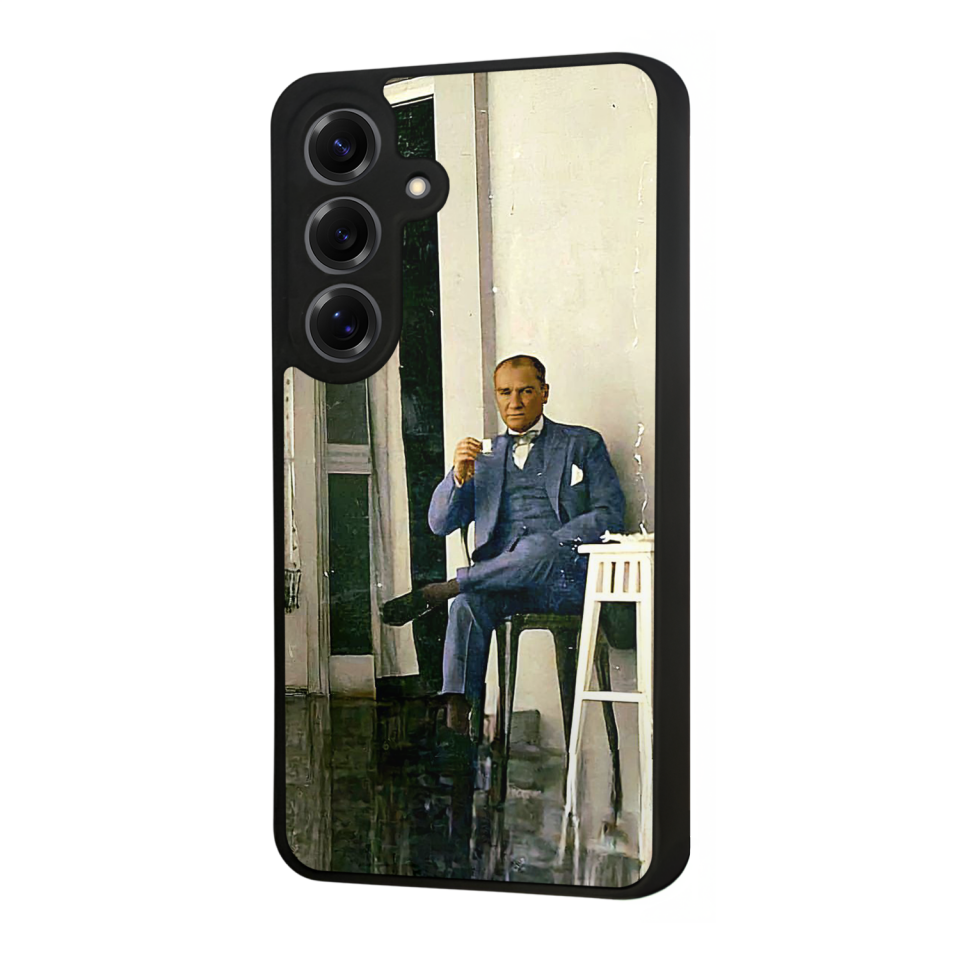 Samsung Galaxy S25 Uyumlu Mustafa Kemal Ataturk Tasarımlı Glossy Premium Kılıf