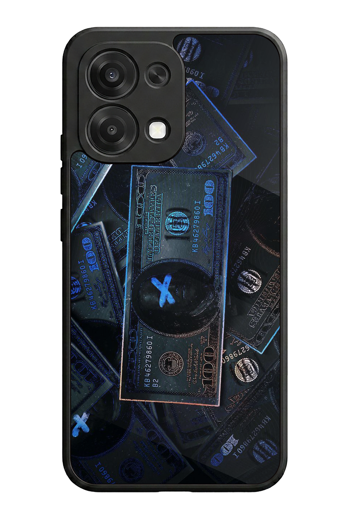 Oppo A6 Pro Uyumlu Para Tasarımlı Glossy Premium Kılıf