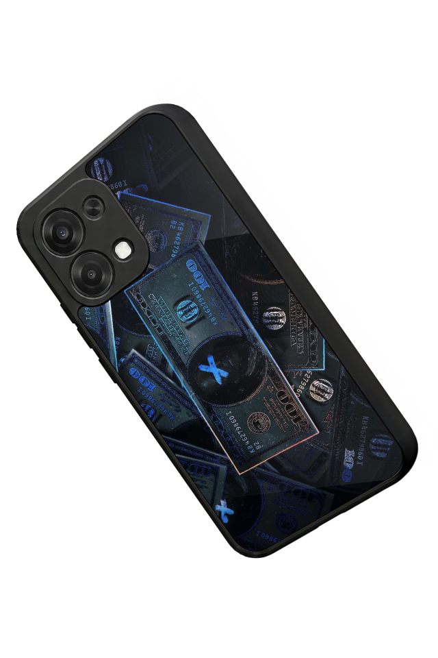 Oppo A6 Pro Uyumlu Para Tasarımlı Glossy Premium Kılıf