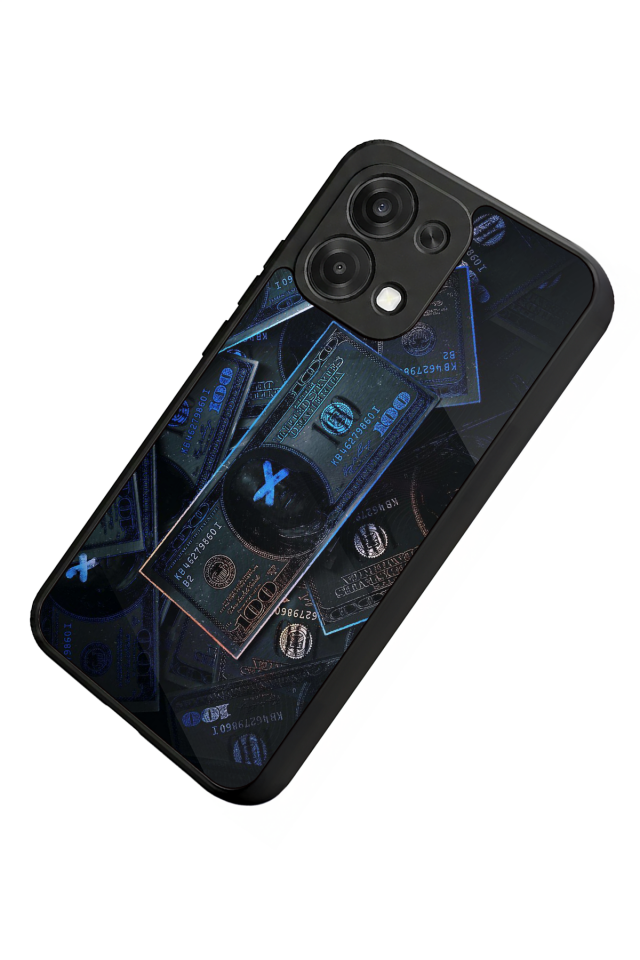 Oppo A6 Pro Uyumlu Para Tasarımlı Glossy Premium Kılıf