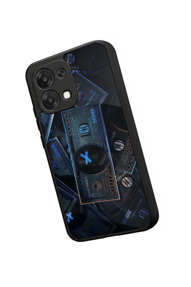 Oppo A6 Pro Uyumlu Para Tasarımlı Glossy Premium Kılıf