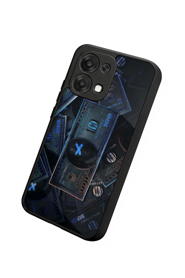 Oppo A6 Pro Uyumlu Para Tasarımlı Glossy Premium Kılıf