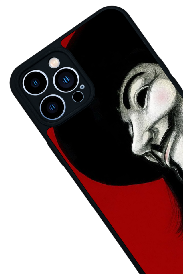 iPhone 12 Pro Max Uyumlu Vendetta Tasarımlı Glossy Premium Kılıf