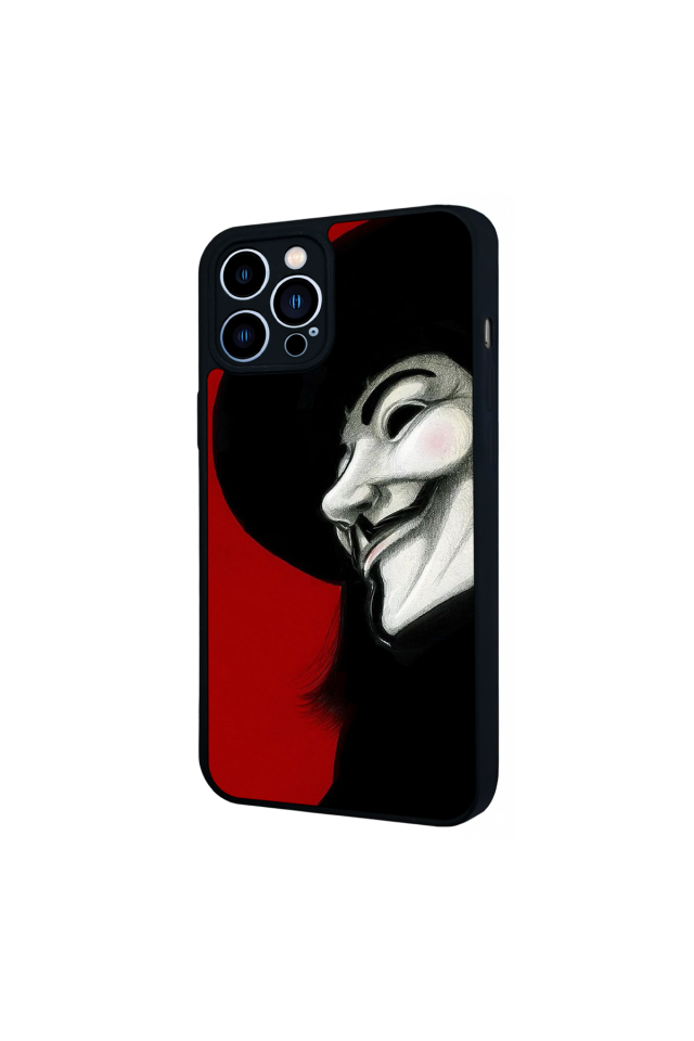 iPhone 12 Pro Max Uyumlu Vendetta Tasarımlı Glossy Premium Kılıf