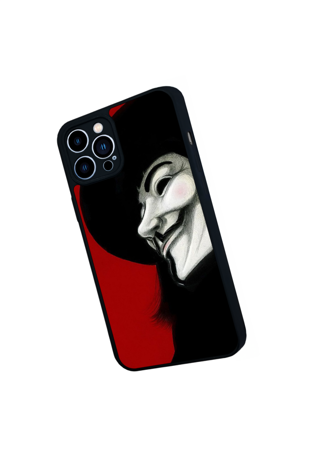 iPhone 12 Pro Max Uyumlu Vendetta Tasarımlı Glossy Premium Kılıf