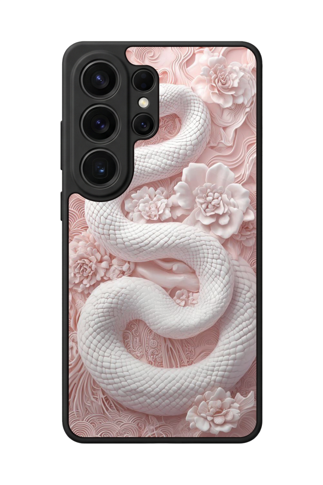 Samsung Galaxy S26 Ultra Uyumlu Yılan Tasarımlı Glossy Premium Kılıf