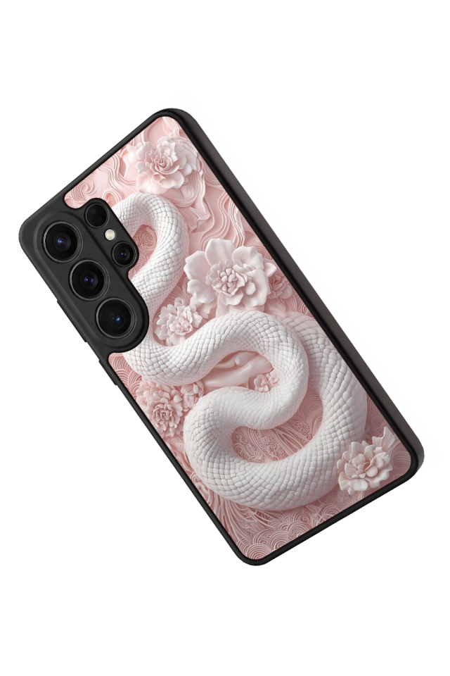 Samsung Galaxy S26 Ultra Uyumlu Yılan Tasarımlı Glossy Premium Kılıf