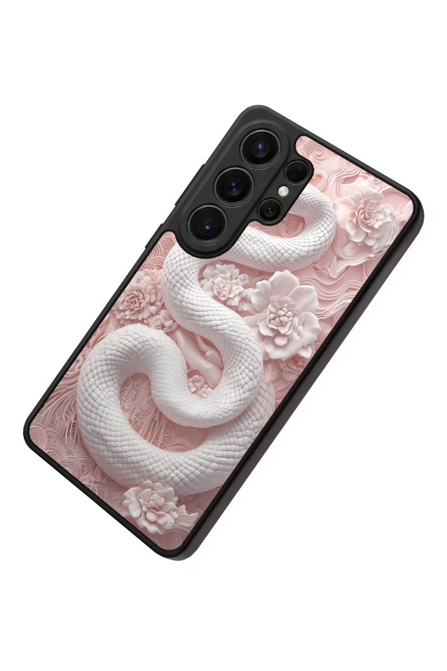 Samsung Galaxy S26 Ultra Uyumlu Yılan Tasarımlı Glossy Premium Kılıf