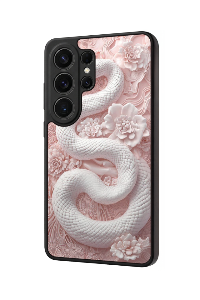 Samsung Galaxy S26 Ultra Uyumlu Yılan Tasarımlı Glossy Premium Kılıf