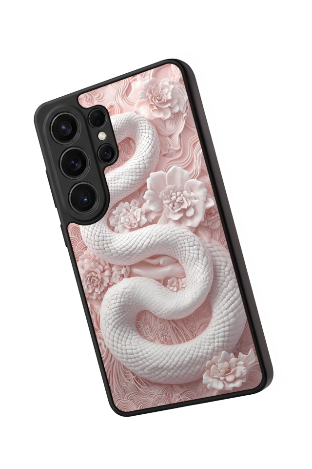 Samsung Galaxy S26 Ultra Uyumlu Yılan Tasarımlı Glossy Premium Kılıf