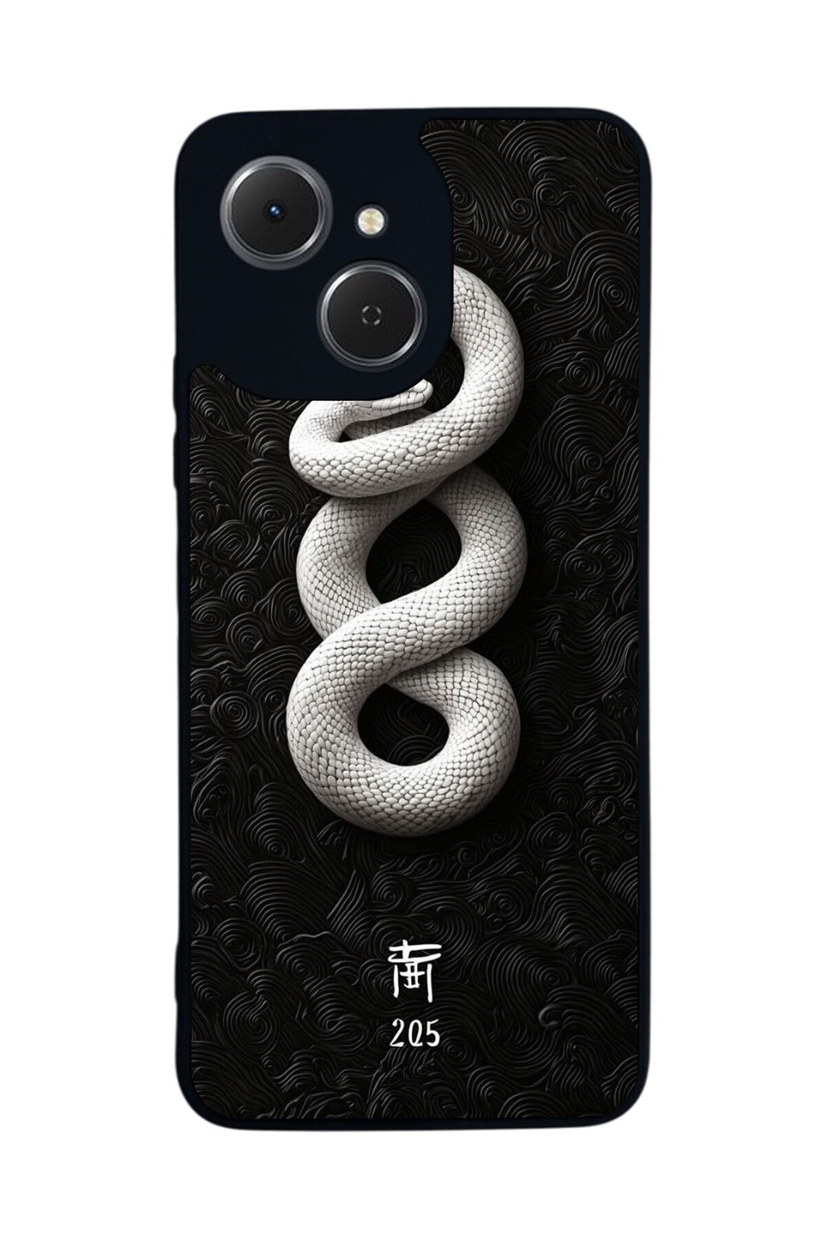 Tecno Spark 40C Uyumlu Yılan Tasarımlı Glossy Premium Kılıf