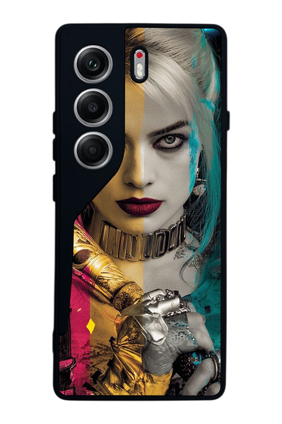 Tecno Camon 40 Uyumlu HarleyQueen Tasarımlı Glossy Premium Kılıf