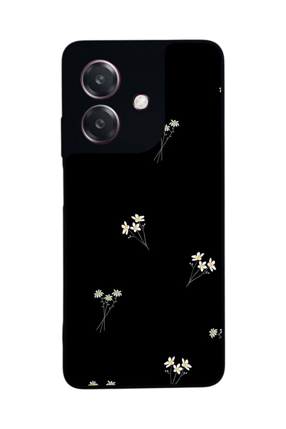 Oppo A3 5G Uyumlu Cicek Tasarımlı Glossy Premium Kılıf