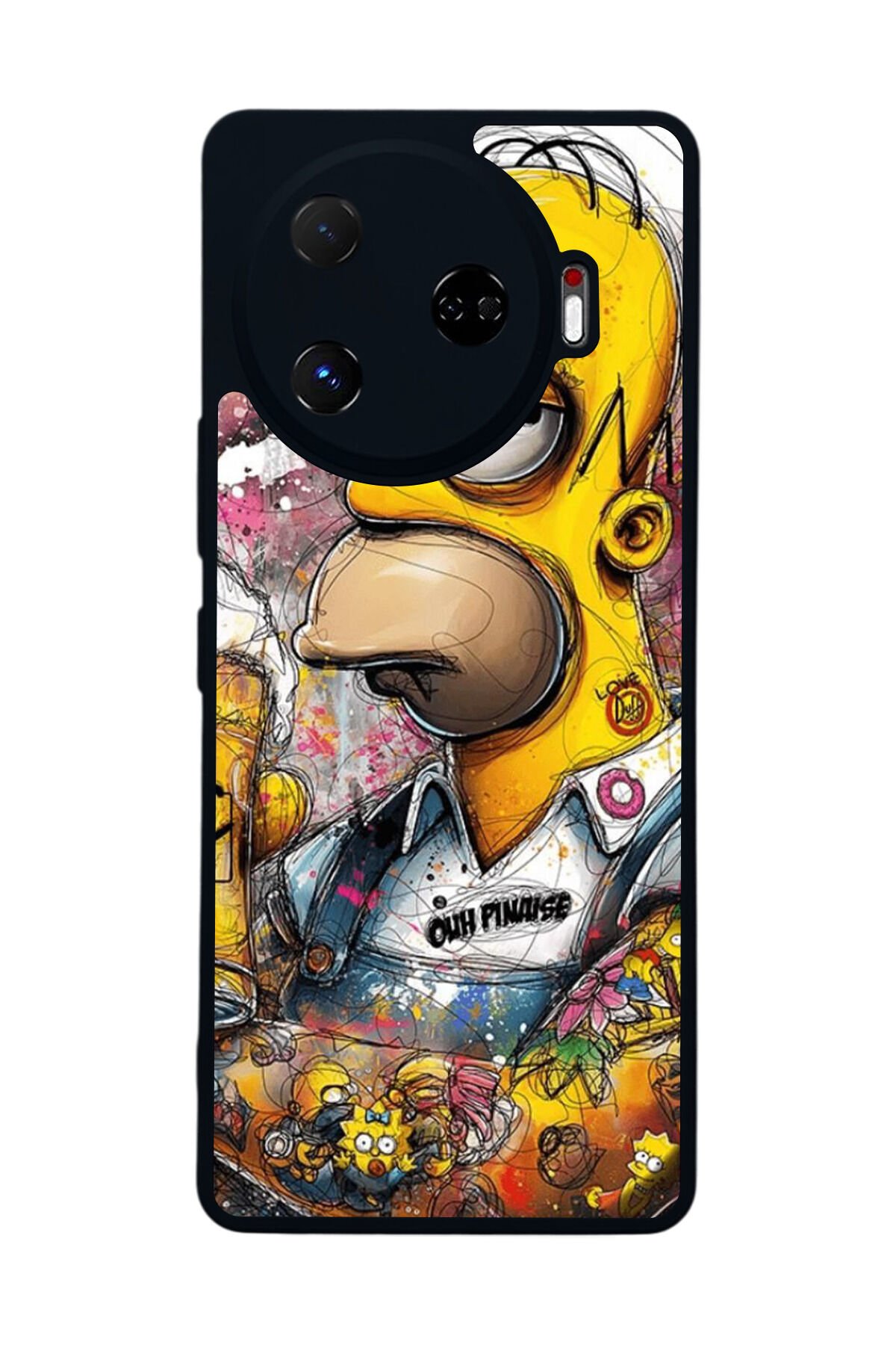 Tecno Camon 30 Pro Uyumlu The Simpsons Tasarımlı Glossy Premium Kılıf
