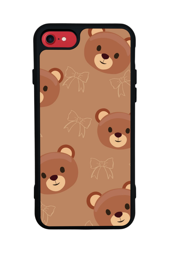 iPhone 8 Uyumlu Ayı Tasarımlı Glossy Premium Kılıf