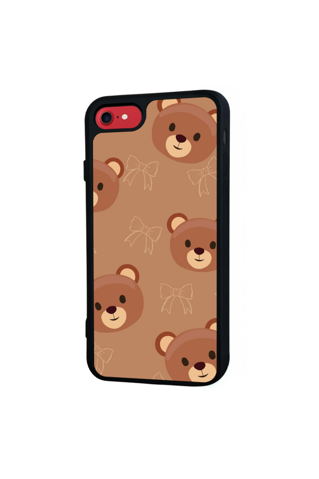 iPhone 8 Uyumlu Ayı Tasarımlı Glossy Premium Kılıf