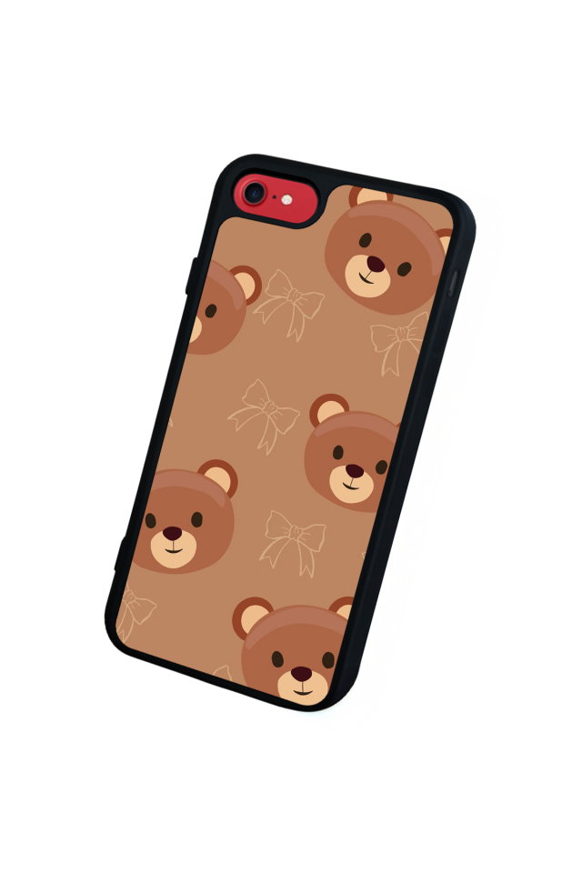 iPhone 8 Uyumlu Ayı Tasarımlı Glossy Premium Kılıf