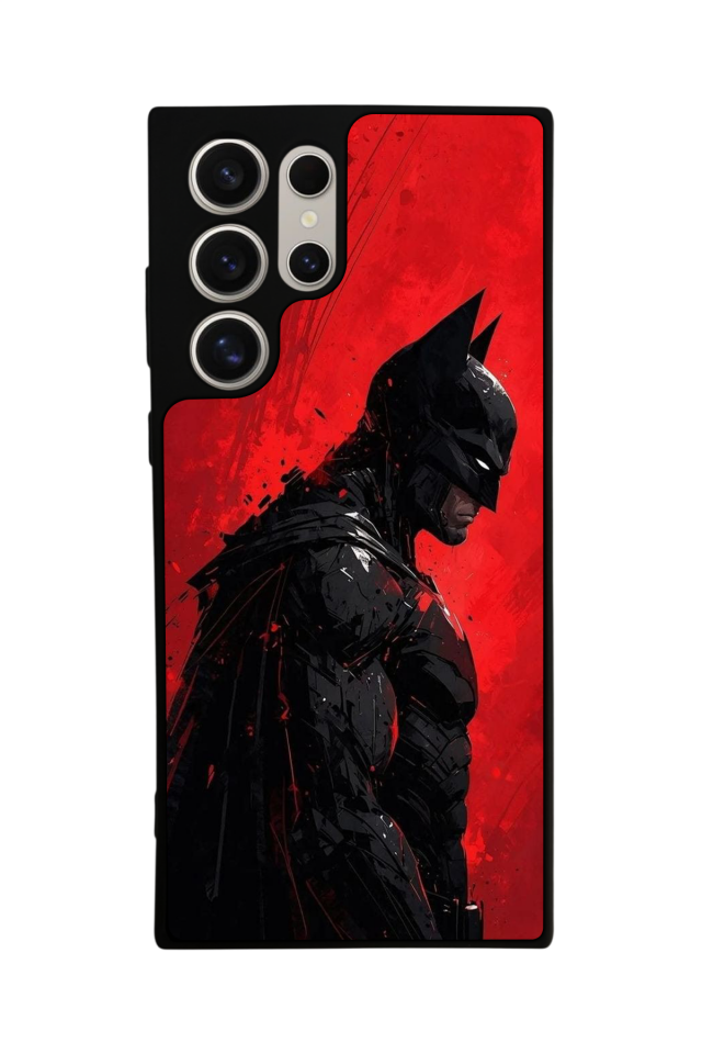 Samsung Galaxy S23 Ultra Uyumlu Batman Tasarımlı Glossy Premium Kılıf