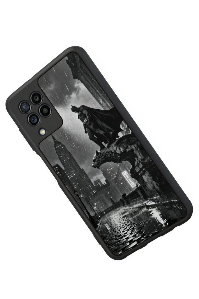 Samsung Galaxy M22 Uyumlu Batman Tasarımlı Glossy Premium Kılıf