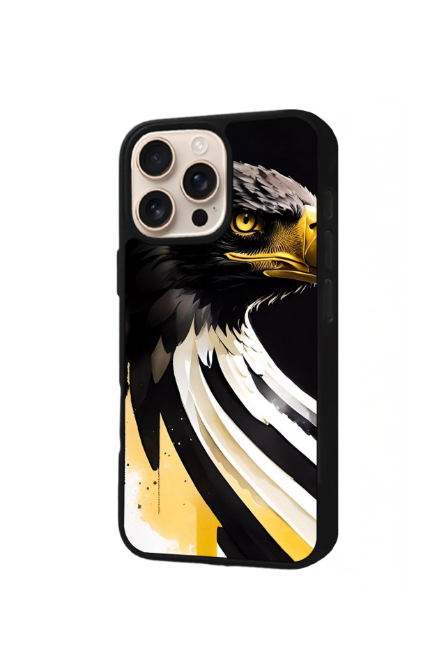 iPhone 15 Pro Uyumlu Besiktas Tasarımlı Glossy Premium Kılıf