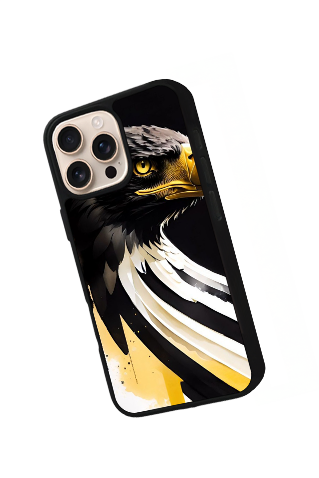 iPhone 15 Pro Uyumlu Besiktas Tasarımlı Glossy Premium Kılıf