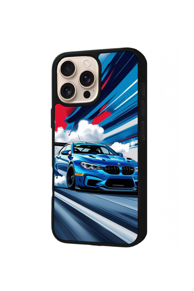 iPhone 16 Pro Uyumlu BMW Tasarımlı Glossy Premium Kılıf