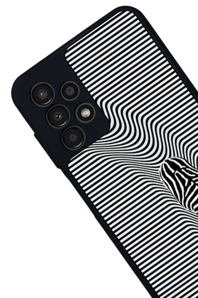 Samsung Galaxy A13 Uyumlu Çizgi Sanatı Tasarımlı Glossy Premium Kılıf