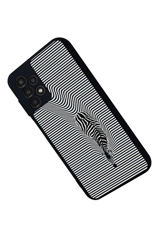 Samsung Galaxy A13 Uyumlu Çizgi Sanatı Tasarımlı Glossy Premium Kılıf