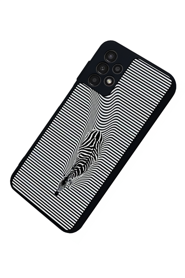 Samsung Galaxy A13 Uyumlu Çizgi Sanatı Tasarımlı Glossy Premium Kılıf