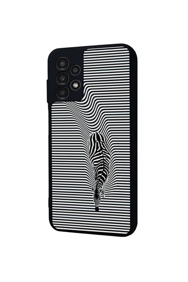 Samsung Galaxy A13 Uyumlu Çizgi Sanatı Tasarımlı Glossy Premium Kılıf