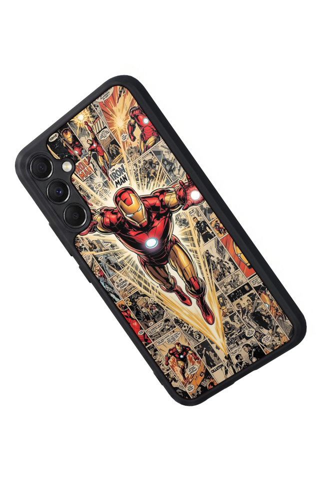 Samsung Galaxy M34 Uyumlu Iron Man ( Demir Adam ) Tasarımlı Glossy Premium Kılıf