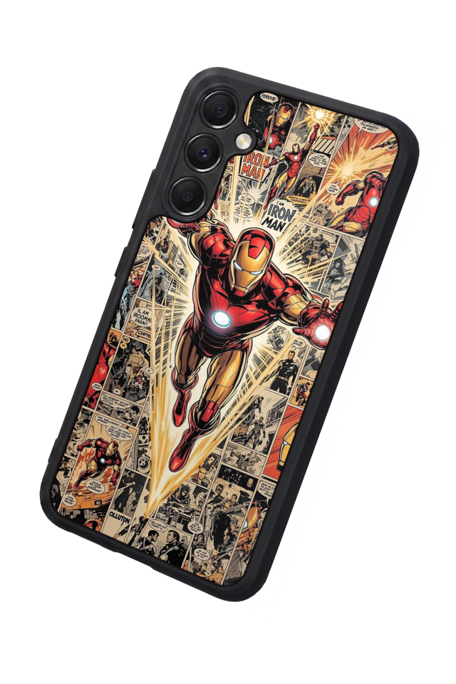 Samsung Galaxy M34 Uyumlu Iron Man ( Demir Adam ) Tasarımlı Glossy Premium Kılıf