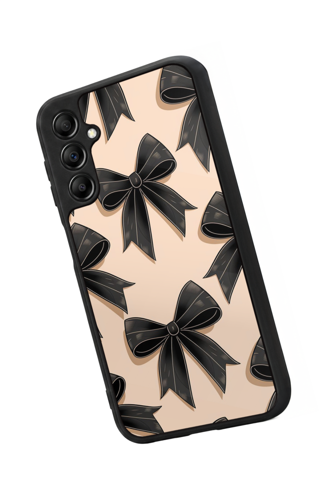 Samsung Galaxy A14 Uyumlu Kurdele Tasarımlı Glossy Premium Kılıf