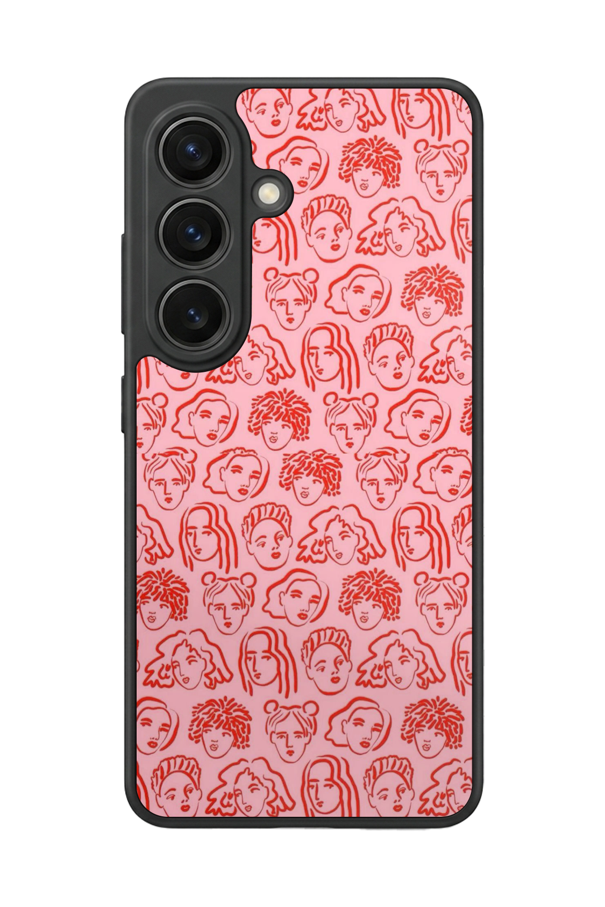 Samsung Galaxy S26 Uyumlu Line Art Tasarımlı Glossy Premium Kılıf
