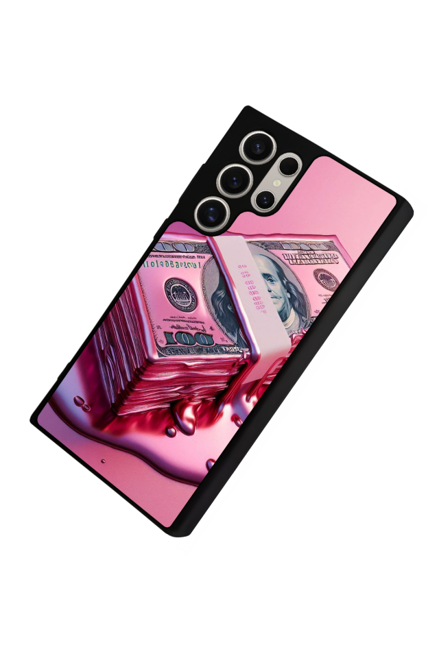 Samsung Galaxy S24 Ultra Uyumlu Money Para Tasarımlı Glossy Premium Kılıf