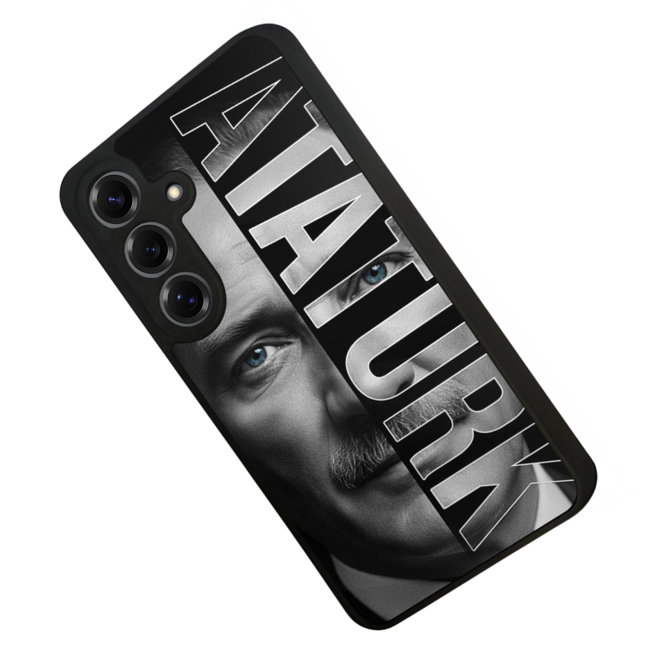 Samsung Galaxy S25 Uyumlu Mustafa Kemal Ataturk Tasarımlı Glossy Premium Kılıf