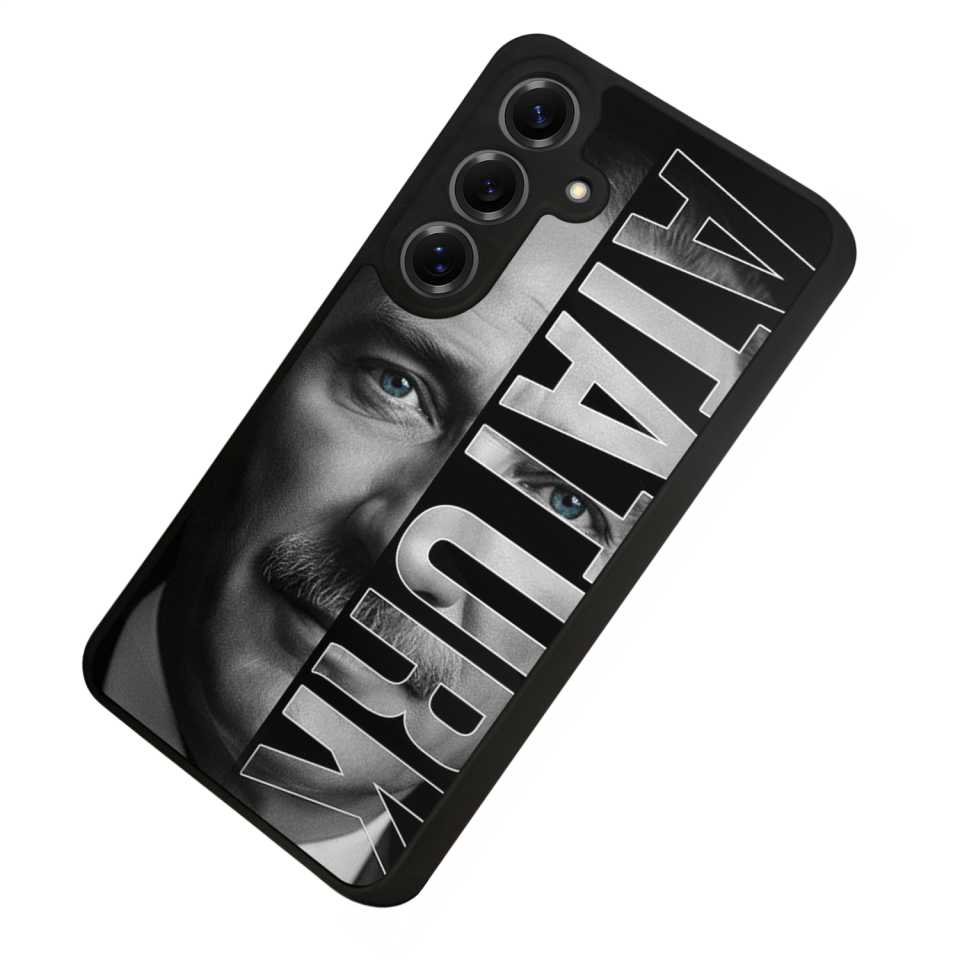 Samsung Galaxy S25 Uyumlu Mustafa Kemal Ataturk Tasarımlı Glossy Premium Kılıf