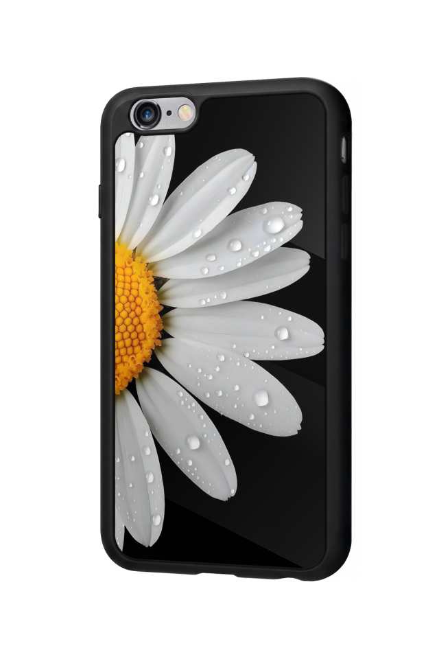 iPhone 6s Plus Uyumlu Papatya Tasarımlı Glossy Premium Kılıf