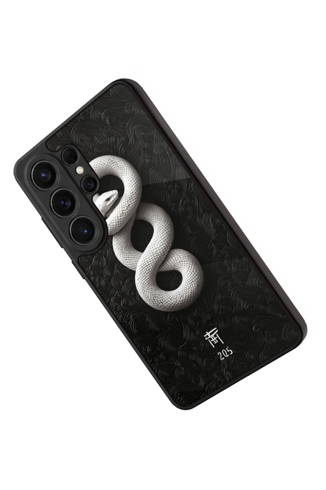 Samsung Galaxy S26 Ultra Uyumlu Yılan Tasarımlı Glossy Premium Kılıf